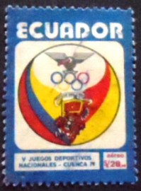 Selo postal do Equador de 1979 Badge