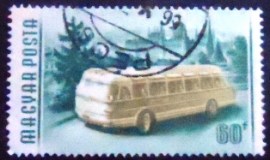 Selo postal da Hungria de 1955 Bus