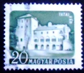 Selo postal da Hungria de 1960 Tata