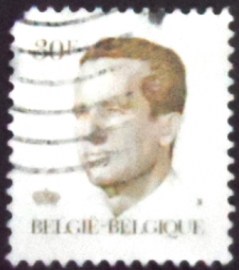 Selo postal da Bélgica de 1984 King Baudouin type Velghe 30