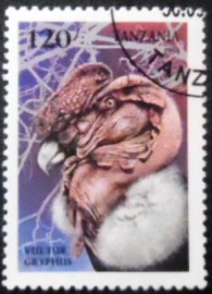 Selo postal da Tanzânia de 1994 Andean Condor