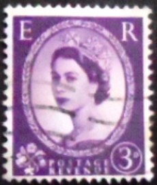 Selo postal do Reino Unido de 1967 Queen Elizabeth II