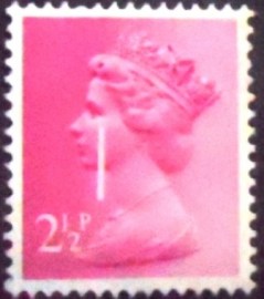 Selo postal do Reino Unido de 1971 Queen Elizabeth II