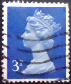 Selo postal do Reino Unido de 1973 Queen Elizabeth II 3