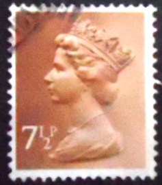 Selo postal do Reino Unido de 1971 Queen Elizabeth II 7½
