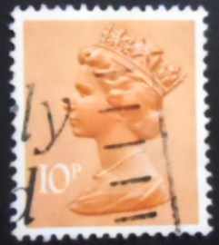 Selo postal do Reino Unido de 1976 Queen Elizabeth II 10