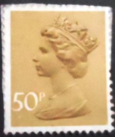 Selo postal do Reino Unido de 1980 Queen Elizabeth II 50