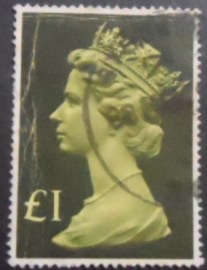 Selo postal do Reino Unido de 1977 Queen Elizabeth II 1