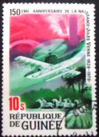 Selo postal da Rep. da Guiné de 1979 The Barsac Mission