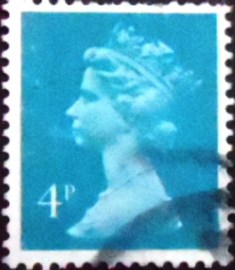 Selo postal do Reino Unido de 1981 Queen Elizabeth II 4