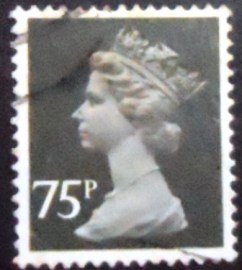 Selo postal do Reino Unido de 1980 Queen Elizabeth II 75