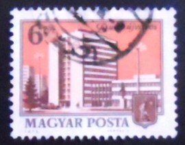 Selo postal da Hungria de 1975 Dunaújváros