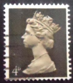 Selo postal do Reino Unido de 1968 Queen Elizabeth II 4