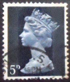 Selo postal do Reino Unido de 1968 Queen Elizabeth II 5