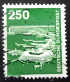 Selo postal da Alemanha de 1982 Frankfurt Airport
