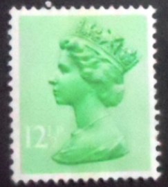 Selo postal do Reino Unido de 1982 Queen Elizabeth II 12½