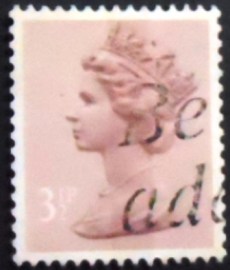 Selo postal do Reino Unido de 1983 Queen Elizabeth II 3½