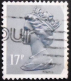 Selo postal do Reino Unido de 1984 Queen Elizabeth II 17