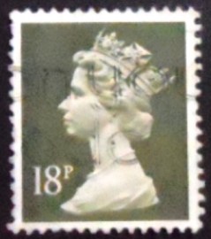 Selo postal do Reino Unido de 1984 Queen Elizabeth II 18