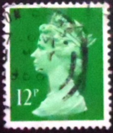 Selo postal do Reino Unido de 1986 Queen Elizabeth II 12