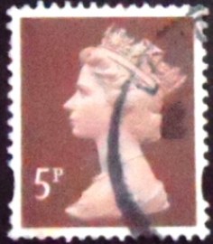Selo postal do Reino Unido de 1988 Queen Elizabeth II 5