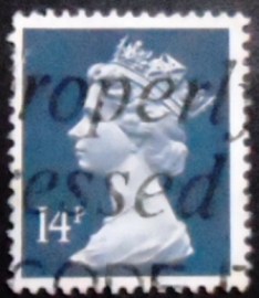 Selo postal do Reino Unido de 1988 Queen Elizabeth II 14