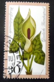 Selo postal da Alemanha de 1978 Arum