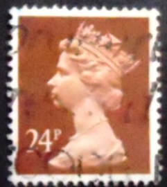 Selo postal do Reino Unido de 1991 Queen Elizabeth II 24
