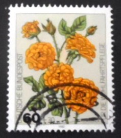 Selo postal da Alemanha de 1982 Floribunda Roses