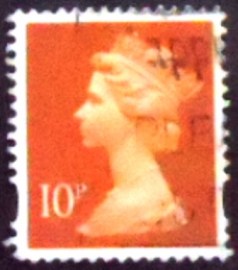 Selo postal do Reino Unido de 1998 Queen Elizabeth II 10