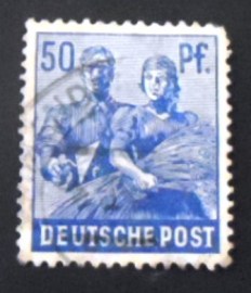 Selo postal da Alemanha de 1948 2nd Allied Control Council Issue
