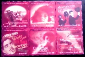 Série de selos postais do Brasil de 1998 Cinema Brasileiro
