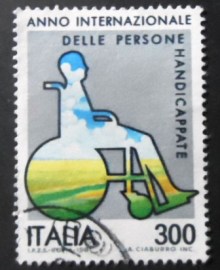 Selo da Itália de 1981 Disabled Persons