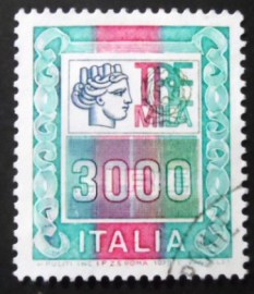 Selo da Itália de 1979 High Values 3000