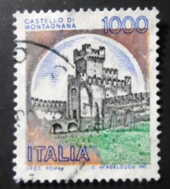 Selo postal da Itália de 1980 Montagnana