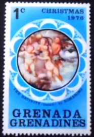 Selo postal de Granada-Grenadines de 1976 The Nativity