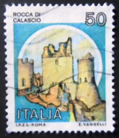 Selo da Itália de 1980 Rocca di Calascio