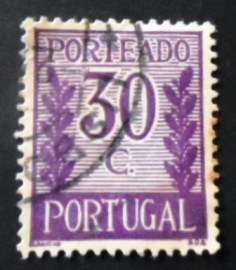 Selo postal de Portugal de 1940 Postage Due 30C