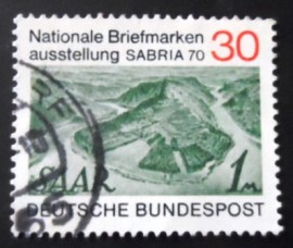 Selo postal da Alemanha de 1970 Saar stamp Number 171