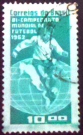Selo postal Comemorativo do Brasil de 1963 - C 0483 U