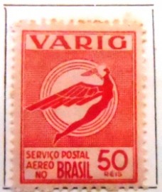 Selo postal do Brasil de 1934 Varig V 36