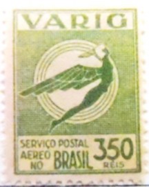 Selo postal do Brasil de 1934 Varig V 37