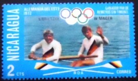 Selo postal da Nicarágua de 1976 Olympic Games Montreal
