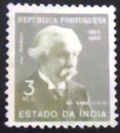 Selo postal da Índia Portuguesa Caetano Gama Pinto 3