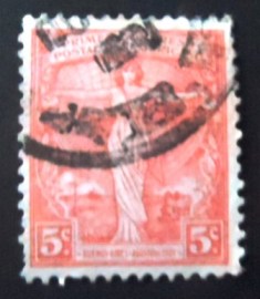 Selo postal da Argentina de 1921 Panamerican Postal CongressI