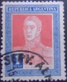 Selo da Argentina de 1924 José Francisco de San Martín