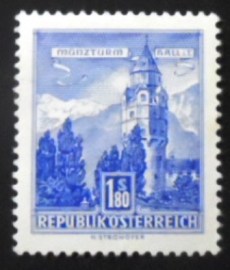 Selo postal da Áustria de 1960 Mint Tower