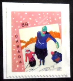 Selo postal do Canadá de 2006 Winter Joys