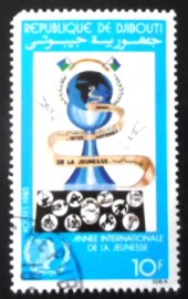 Selo postal de Djibouti de 1985 International Youth Year