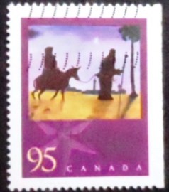 Selo postal do Canadá de 2000 Flight into Egypt